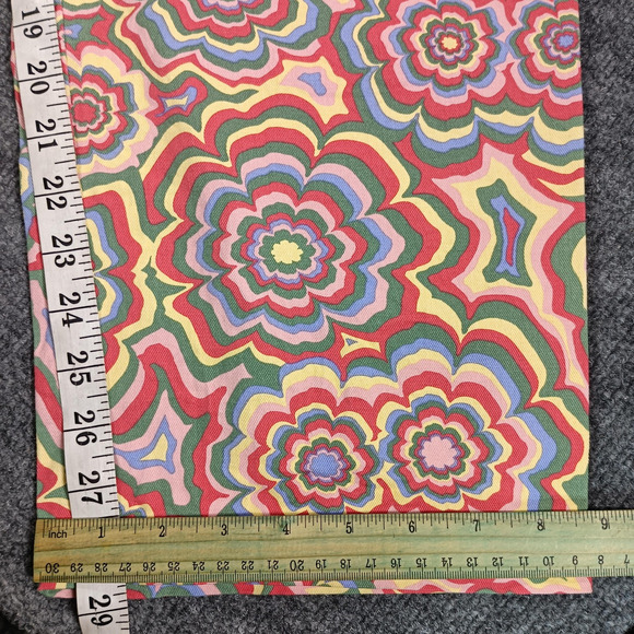 The Ragged Priest Pants Womens 10 Psychedelic Floral Belted High Rise Festival - Picture 6 of 12